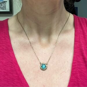 Melinda Maria Turquoise Tessa Necklace
